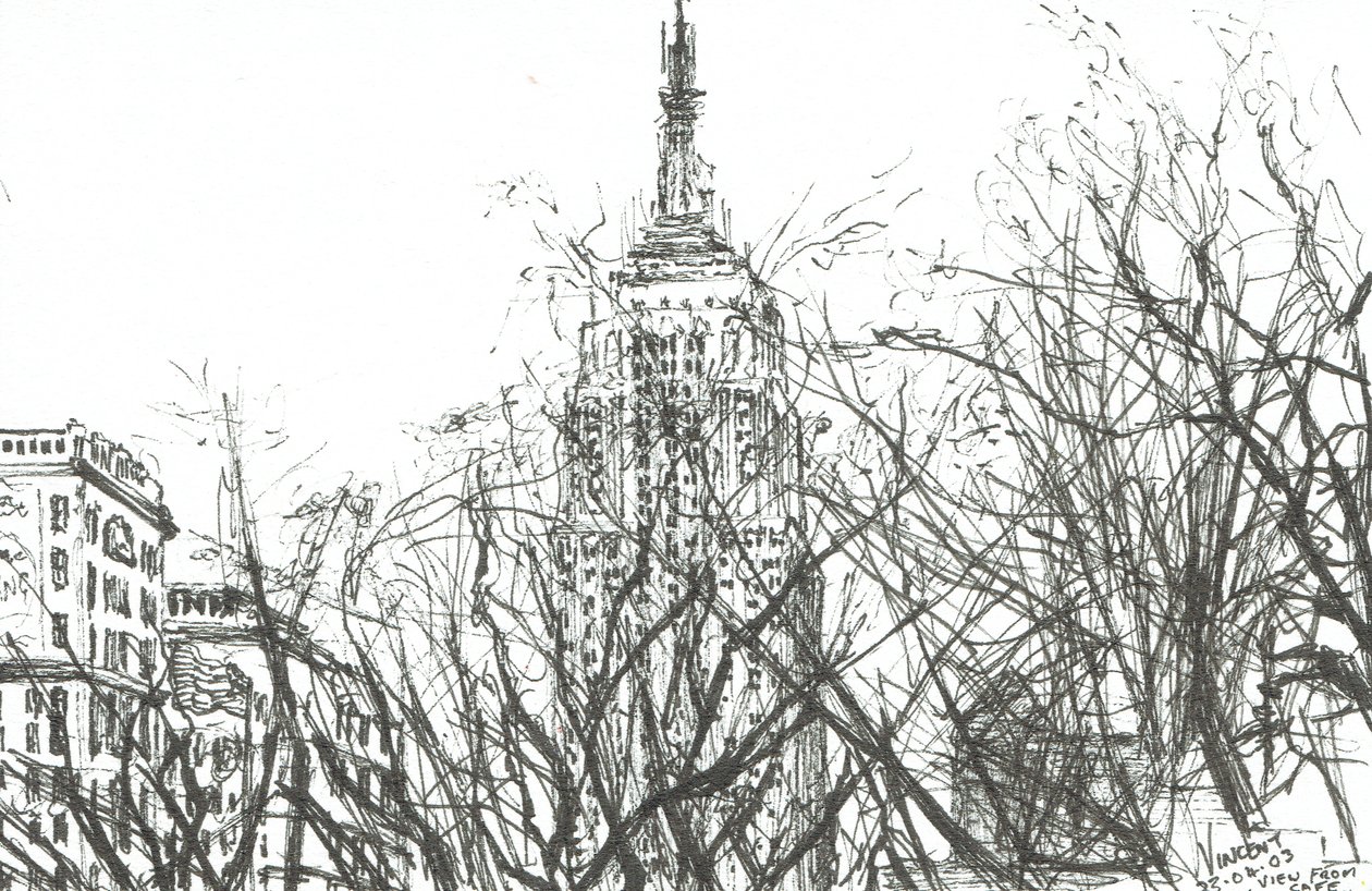 Vista dal caffè New York, 2003 da Vincent Alexander Booth