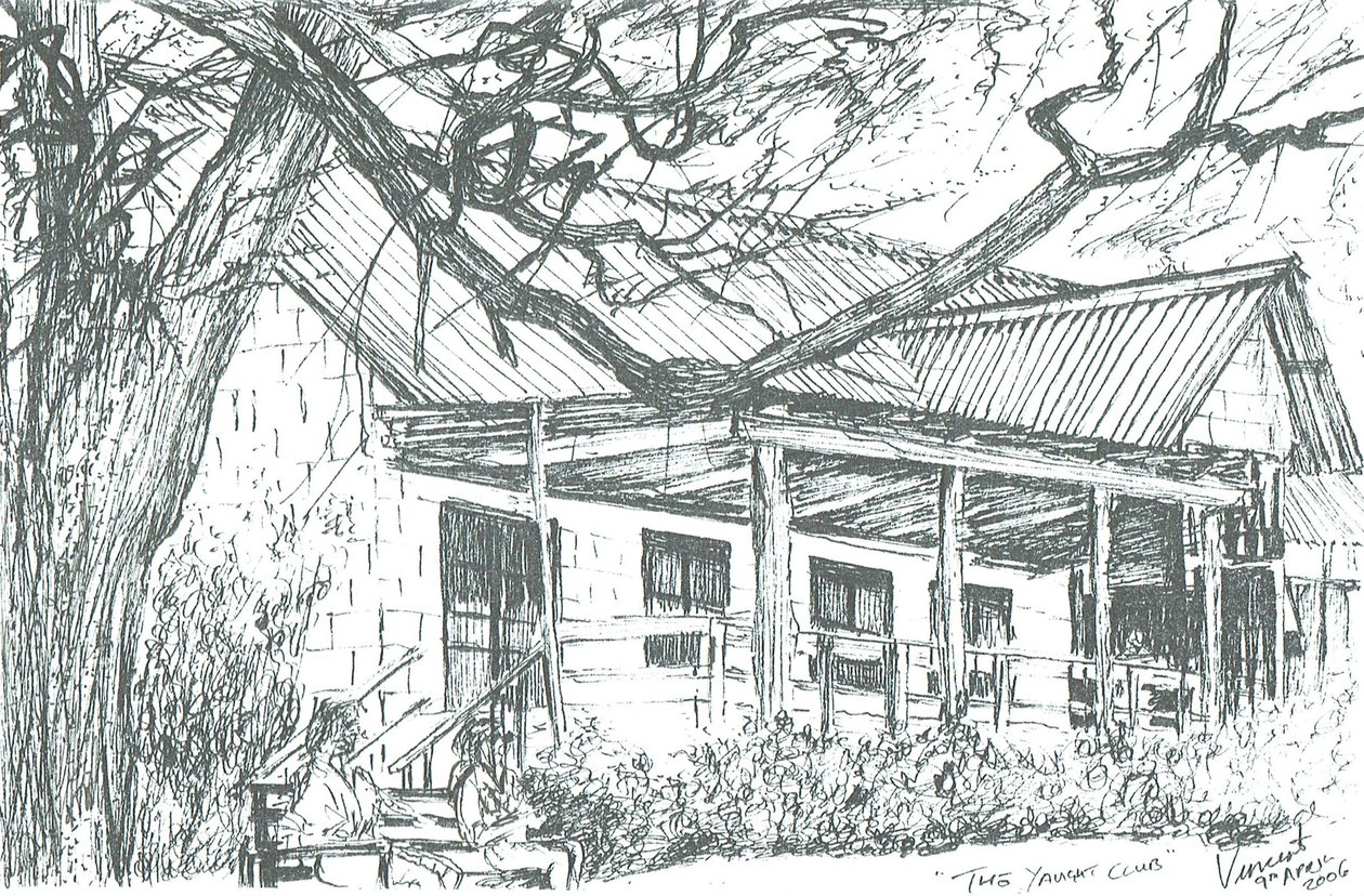 Yacht club al Lago Naivasha, Kenya da Vincent Alexander Booth