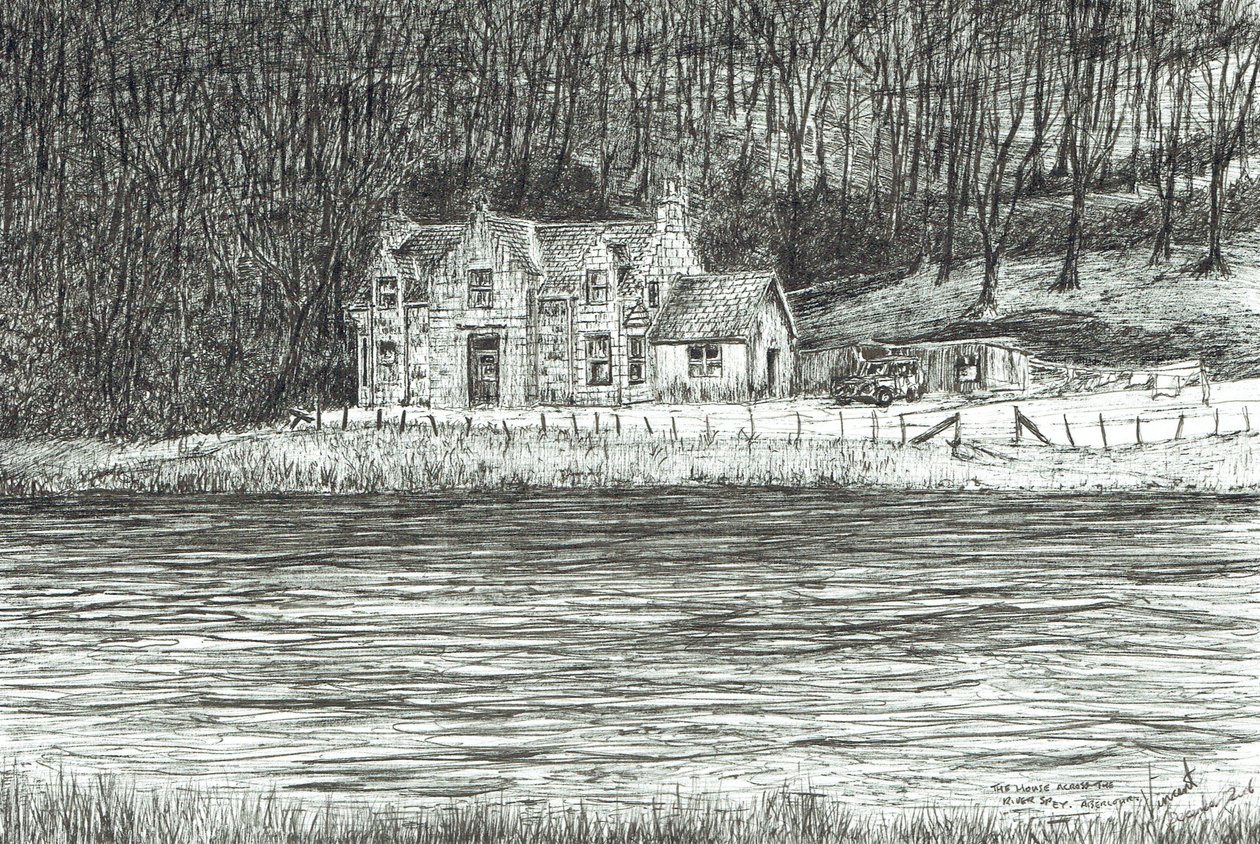 Casa oltre il fiume Spey, 2006 da Vincent Alexander Booth