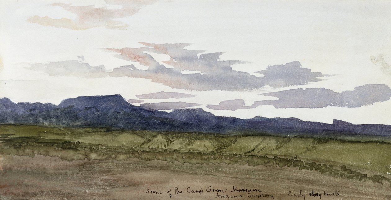 Scena del Massacro di Camp Grant, Arizona da Vincent Colyer