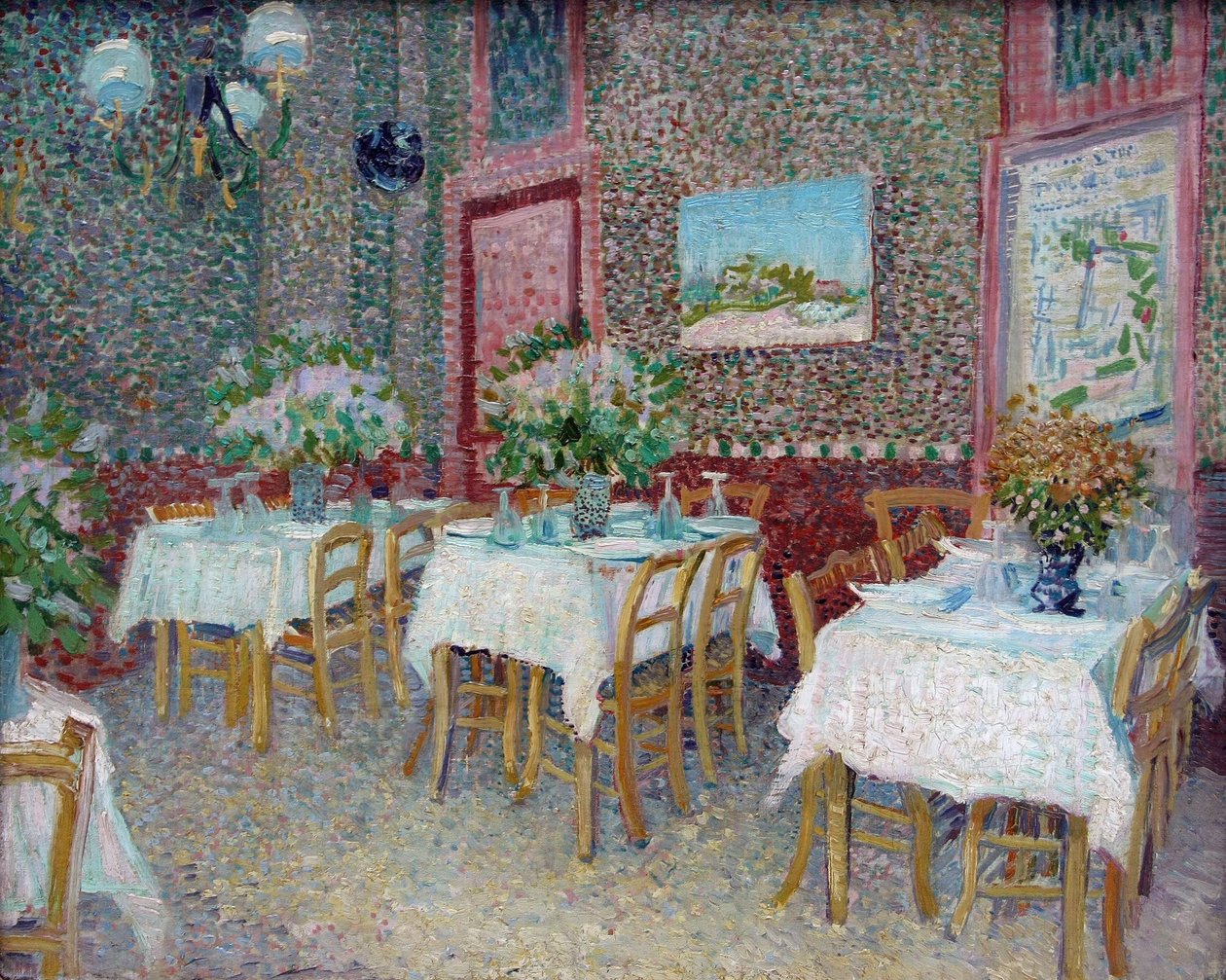 Interno di un ristorante da Vincent van Gogh