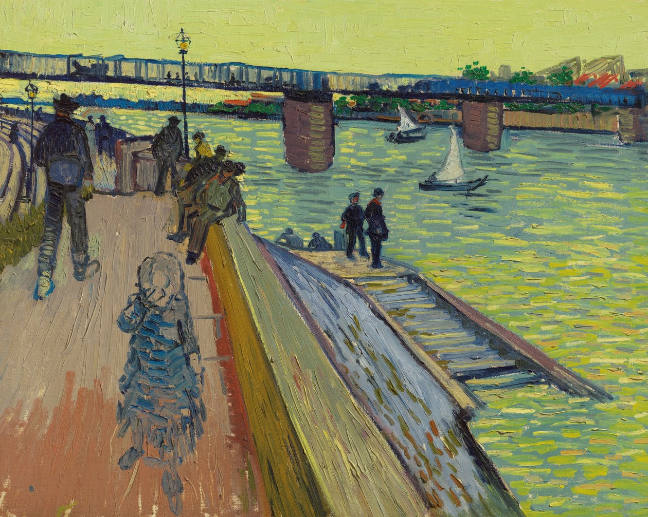 Il ponte di Trinquetaille, 1888 da Vincent van Gogh