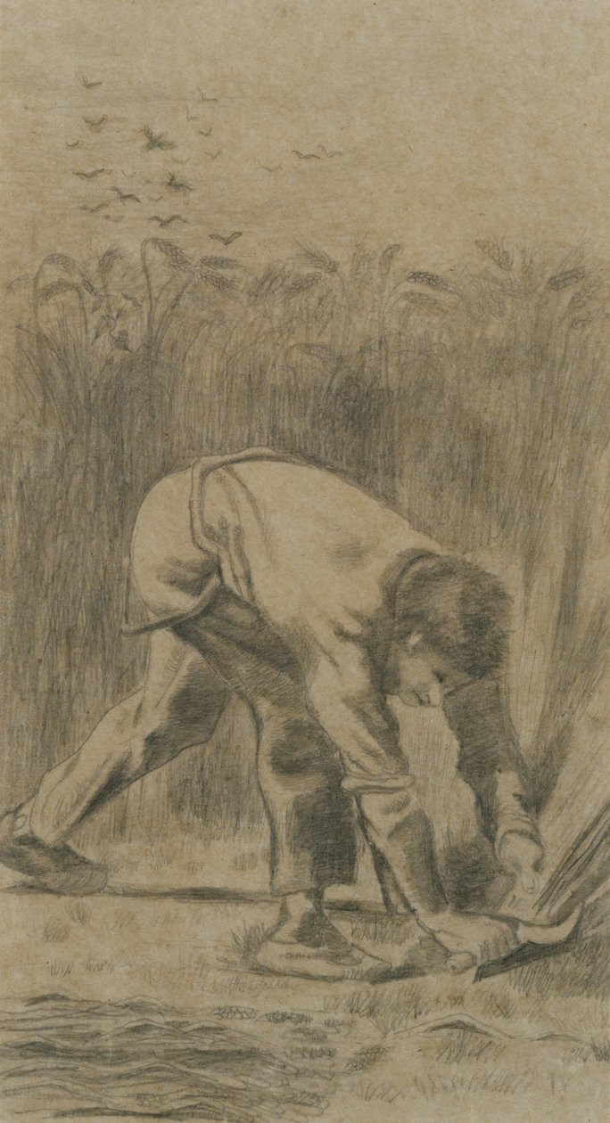 Il mietitore dopo Millet, 1880 da Vincent van Gogh