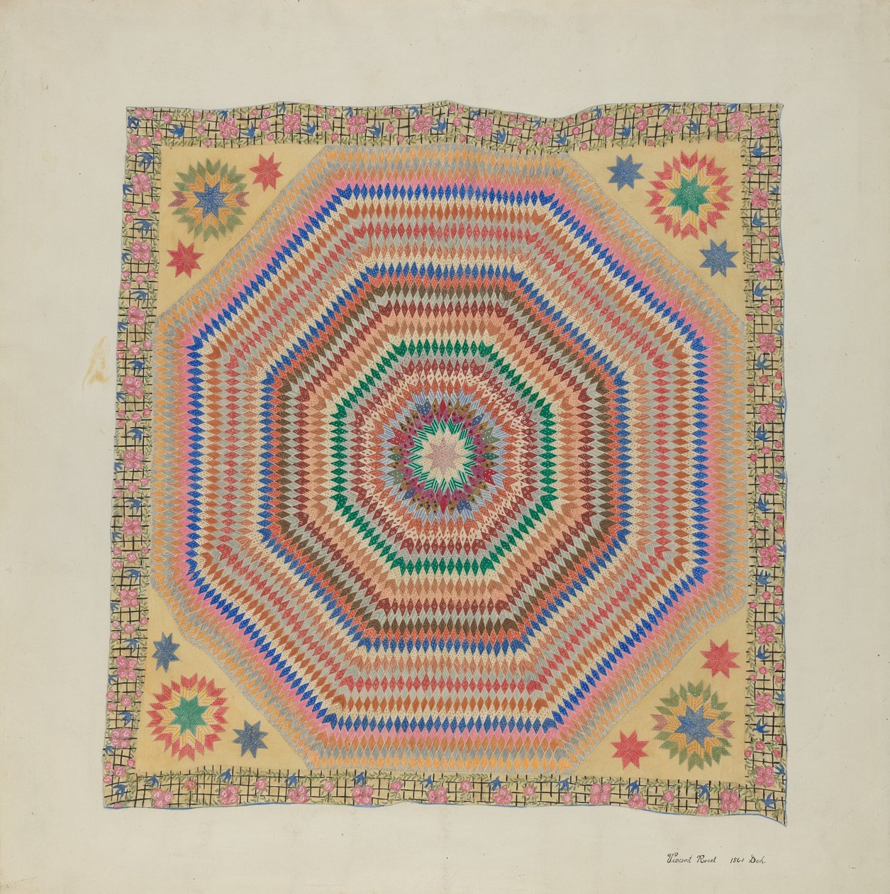 Trapunta patchwork da Vincent P. Rosel