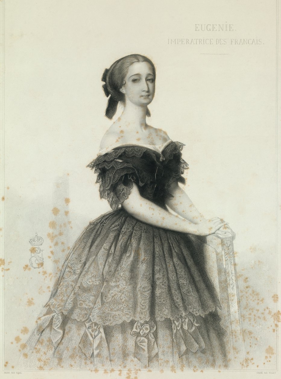 Ritratto di Imperatrice Eugenia da Vincent Vidal