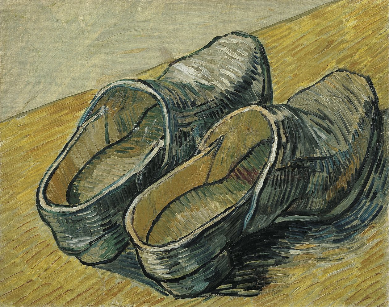 Un paio di zoccoli di cuoio da Vincent van Gogh