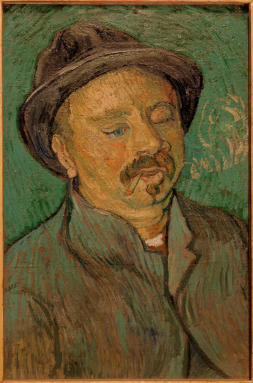 Ritratto di un uomo con un occhio solo da Vincent van Gogh