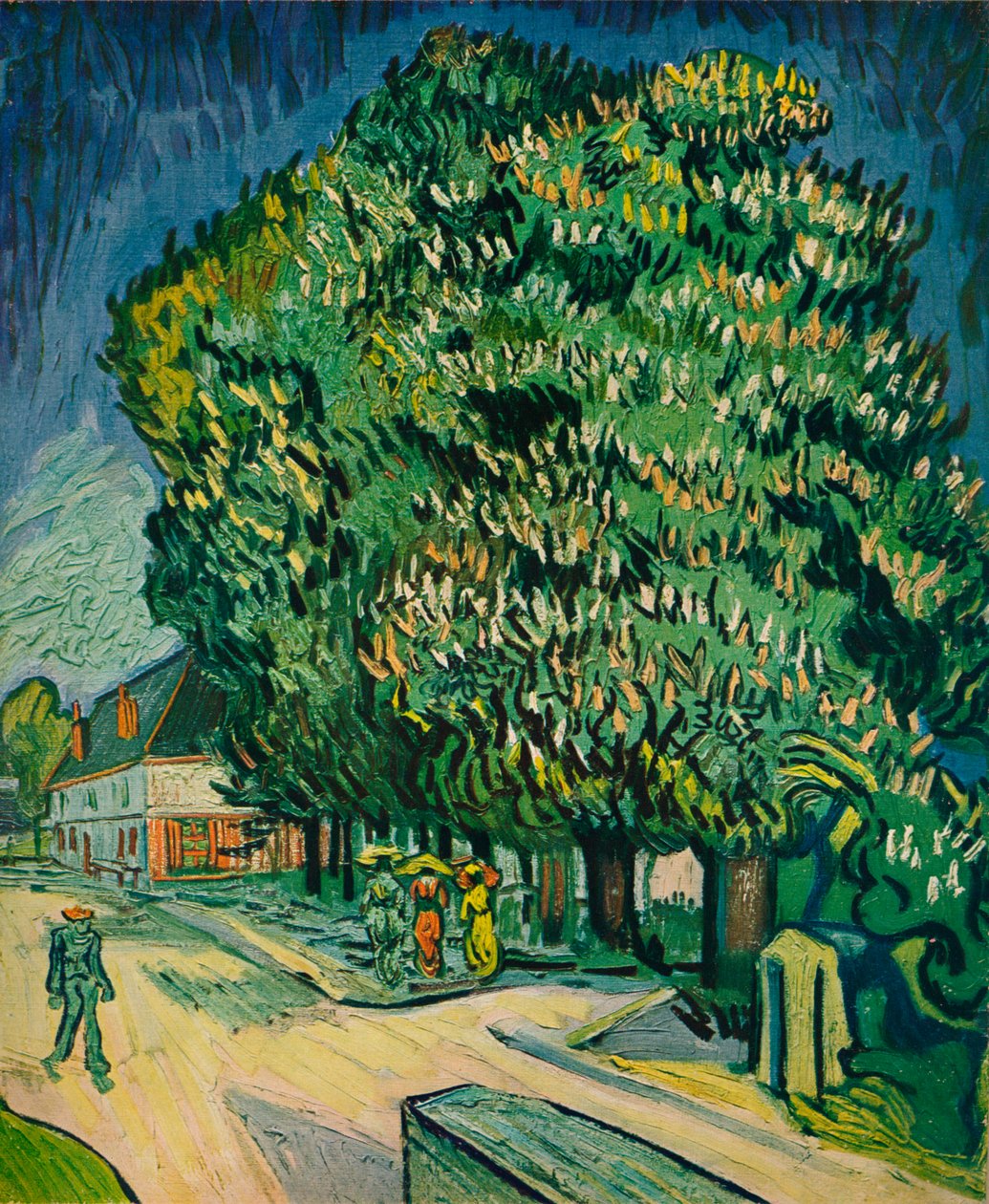 Castagni in fiore, 1890 da Vincent van Gogh