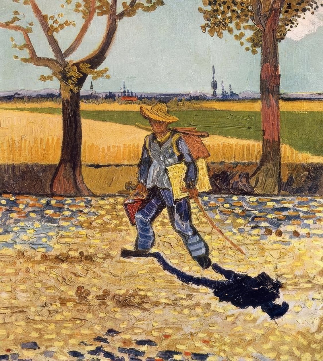 Il pittore sulla strada per il lavoro da Vincent van Gogh