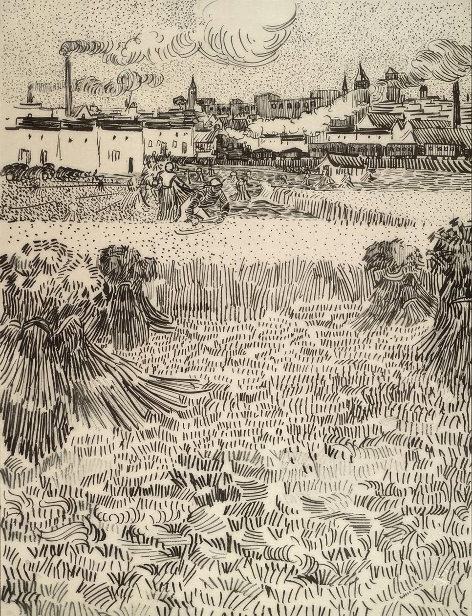 Il raccolto da Vincent van Gogh