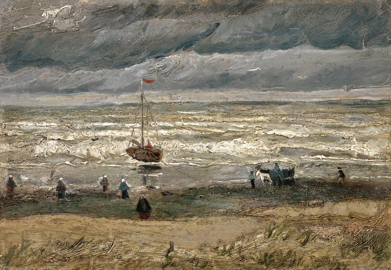 Olandese: Zeegezicht bij Scheveningen Vista sul mare a Scheveningen da Vincent van Gogh