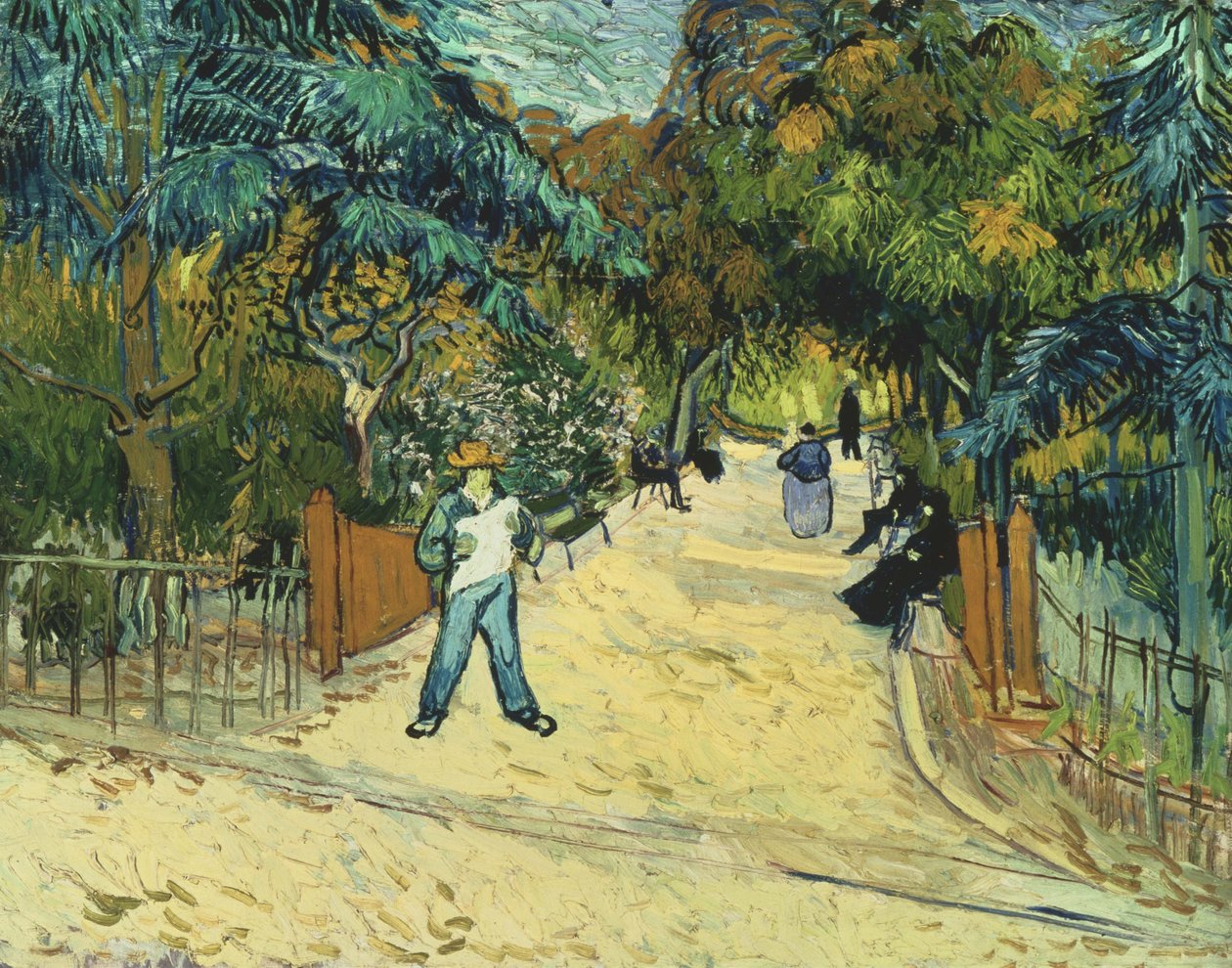 Ingresso ai giardini pubblici di Arles da Vincent van Gogh