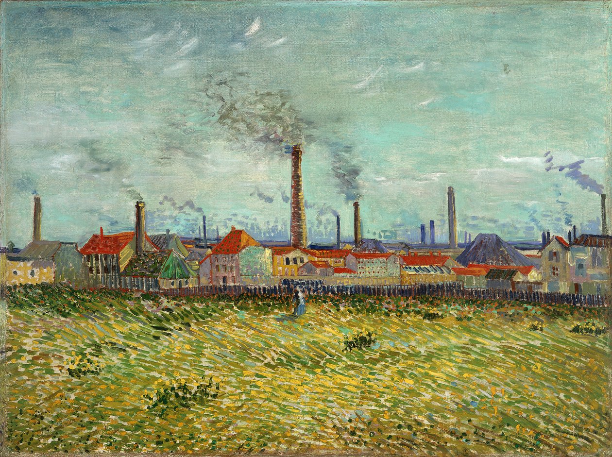 Fabbriche a Clichy da Vincent van Gogh
