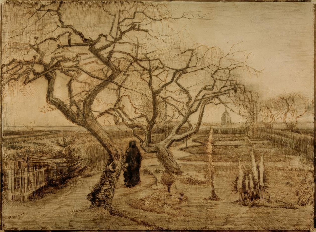Giardino in inverno da Vincent van Gogh