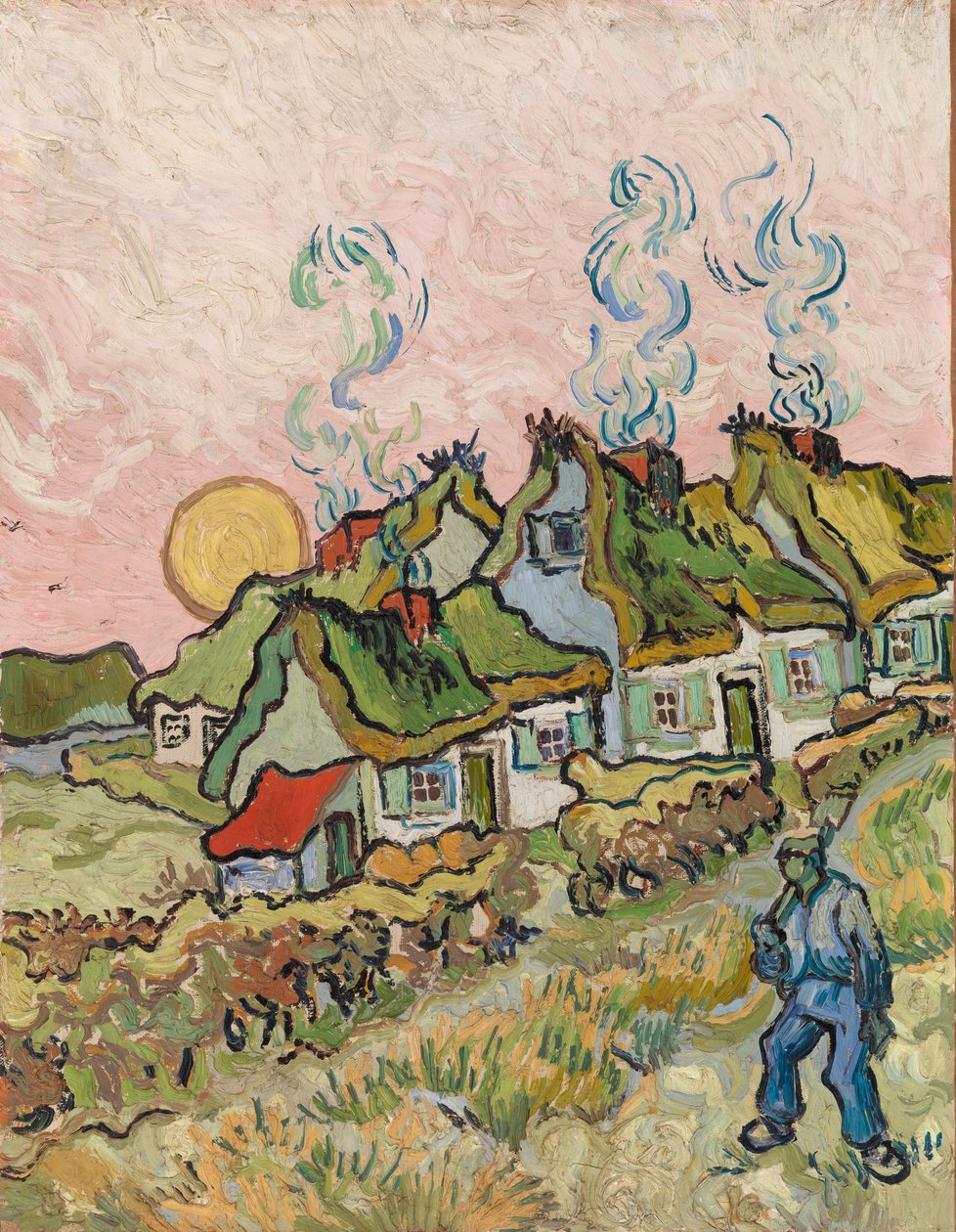 Case e figura da Vincent van Gogh