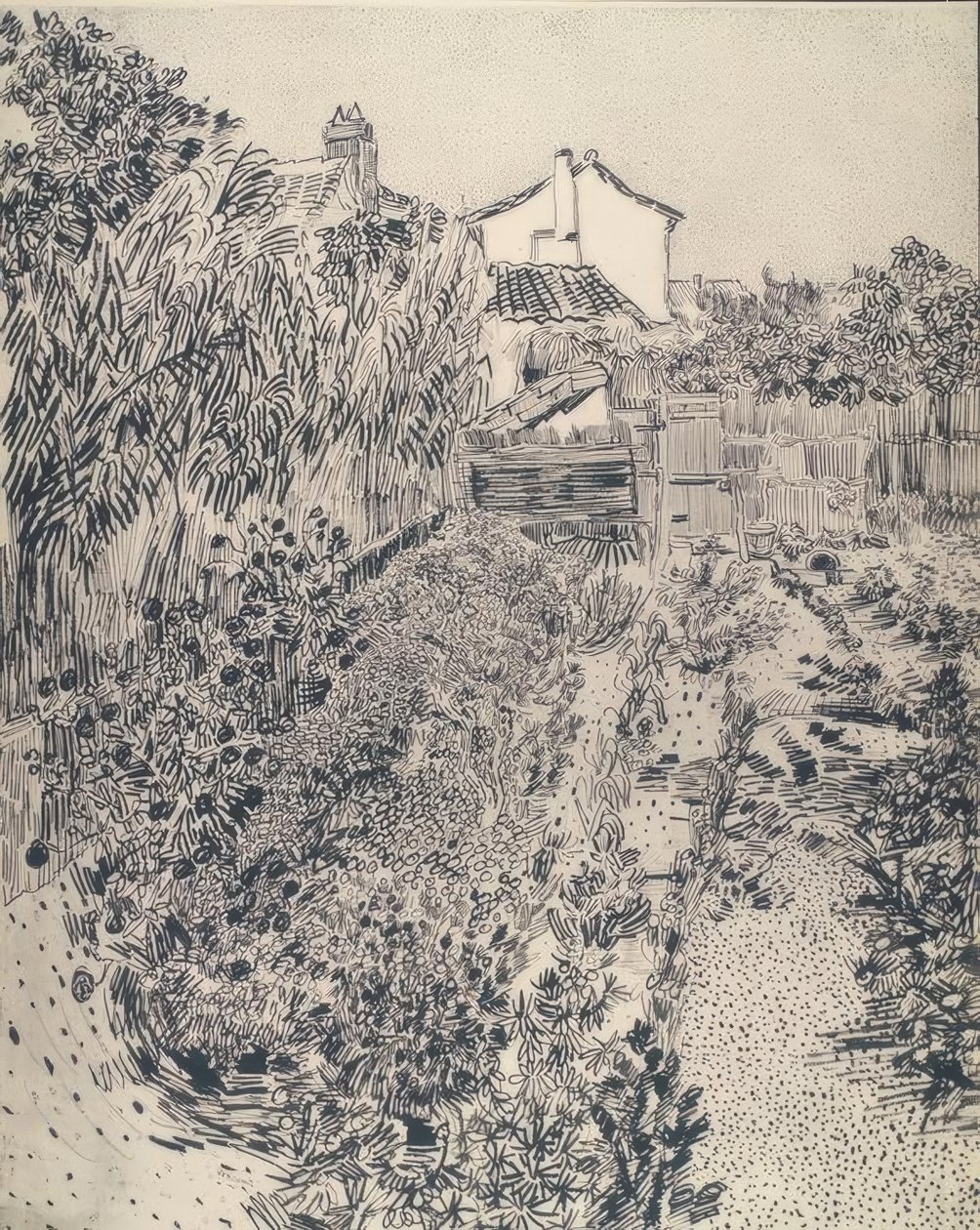 Piccolo giardino contadino da Vincent van Gogh