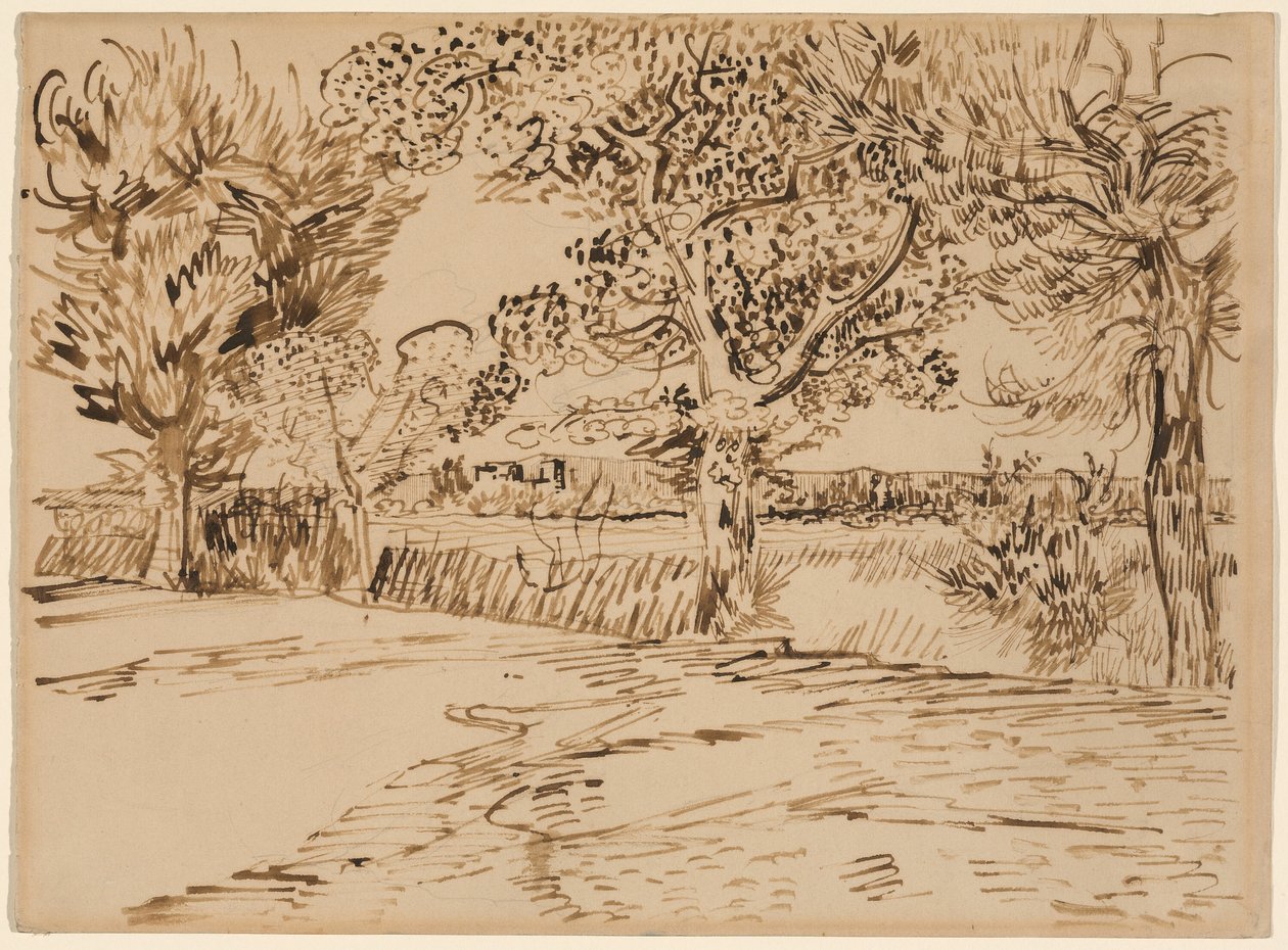 Paesaggio ad Arles da Vincent van Gogh
