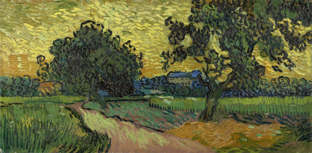 Paesaggio al crepuscolo da Vincent van Gogh