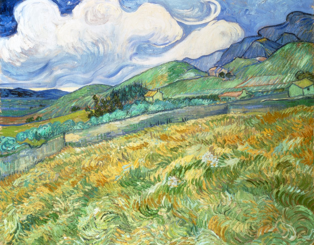 Paesaggio da Saint-Remy da Vincent van Gogh