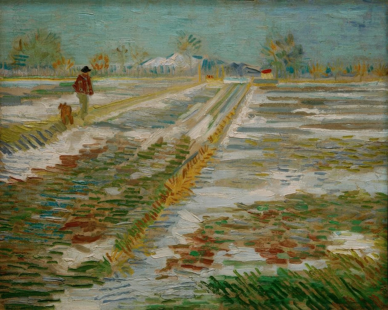 Paesaggio con neve da Vincent van Gogh