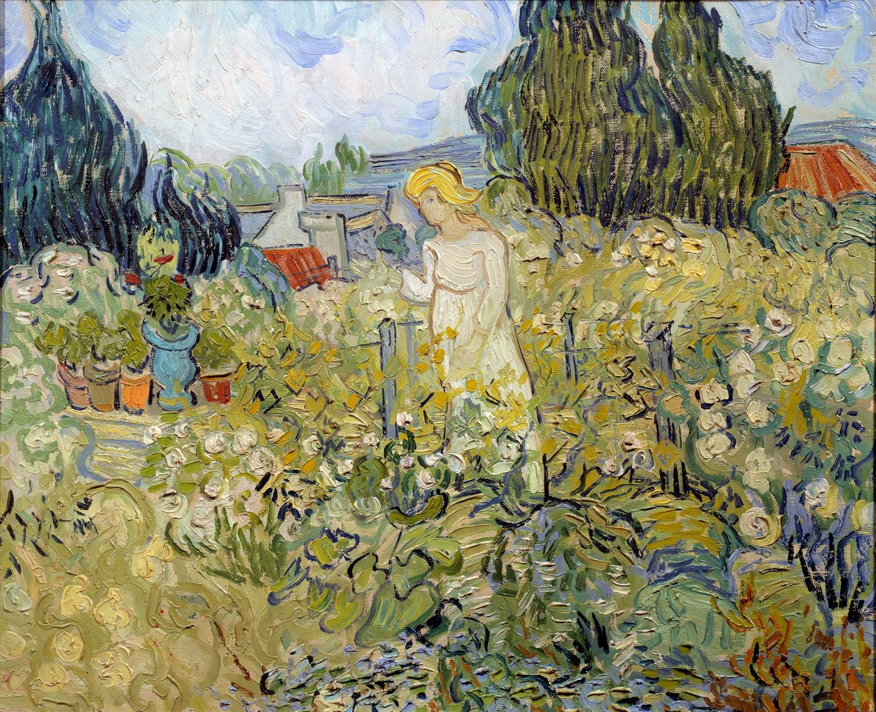 Mademoiselle Gachet nel suo giardino a Auvers sur Oise da Vincent van Gogh