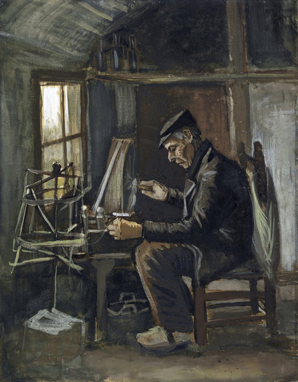 Uomo che avvolge il filo da Vincent van Gogh