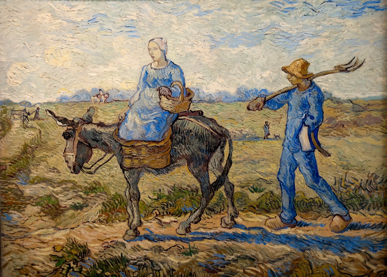 Mattina. Andare al lavoro (dopo Millet) da Vincent van Gogh