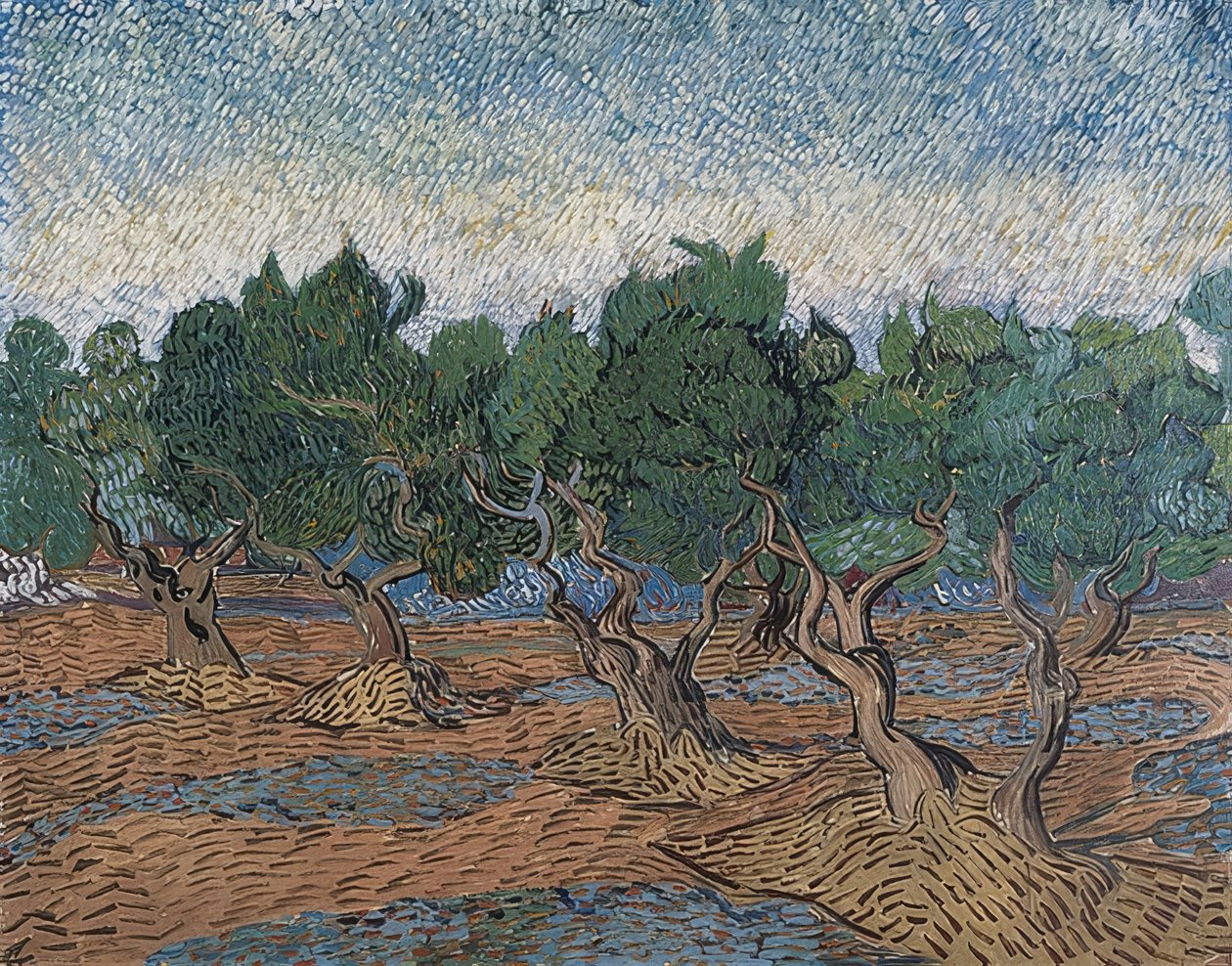 Uliveto. 1889 da Vincent van Gogh