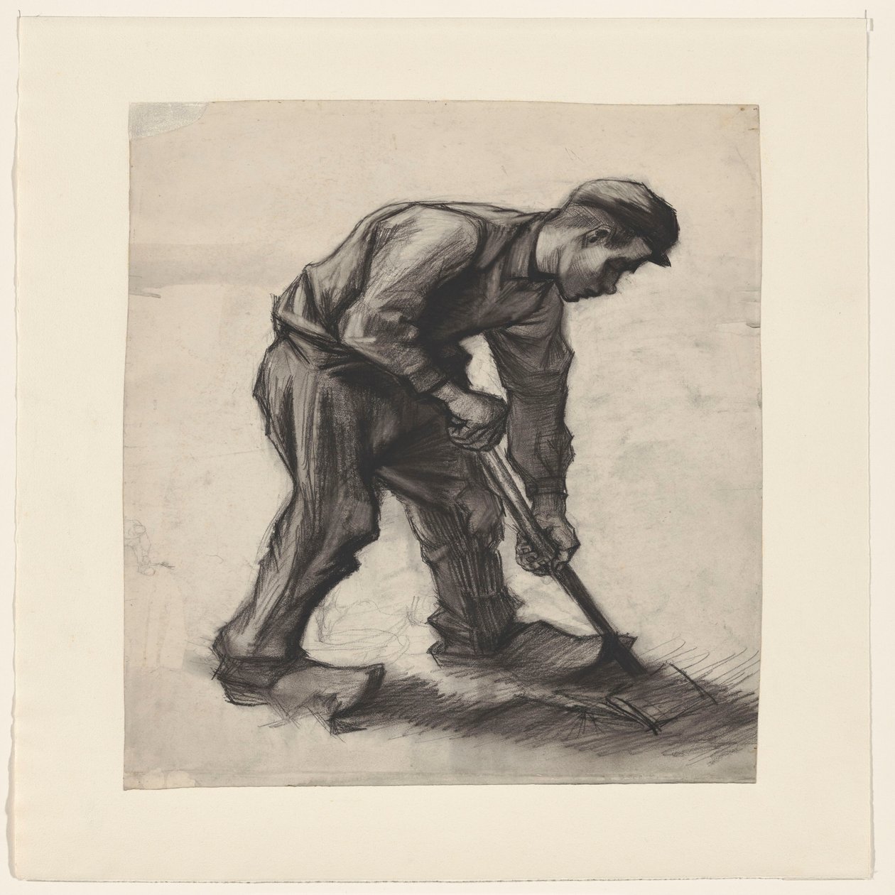 Contadino che scava da Vincent van Gogh