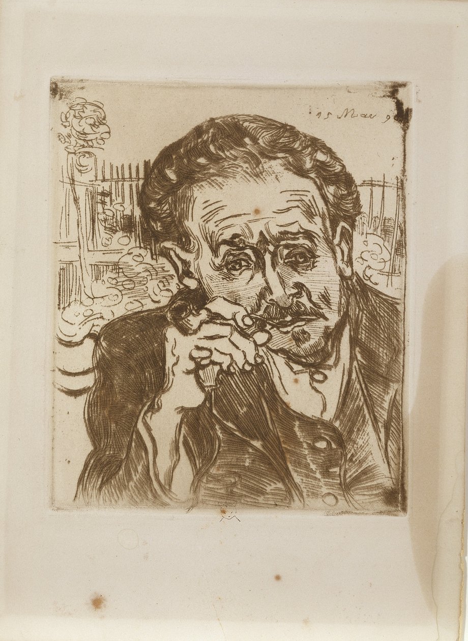 Ritratto del Dottor Gachet da Vincent van Gogh