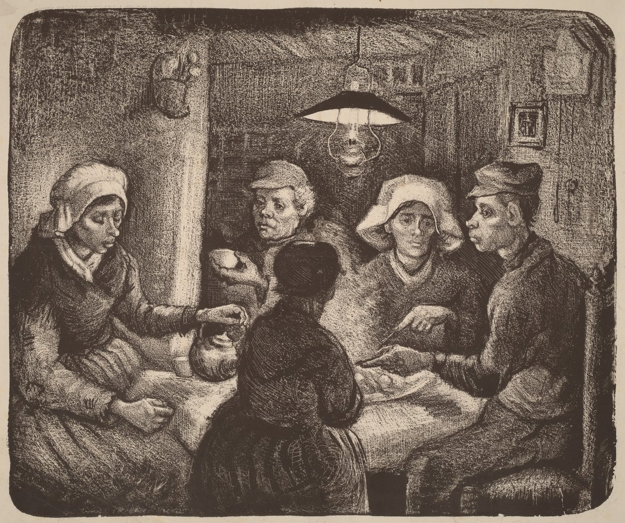 I mangiatori di patate da Vincent van Gogh