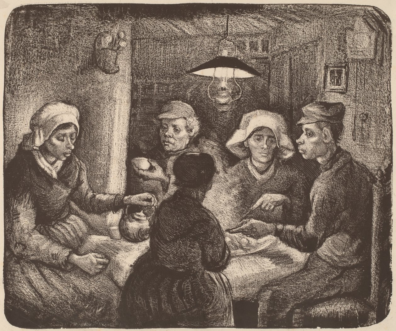 I mangiatori di patate da Vincent van Gogh