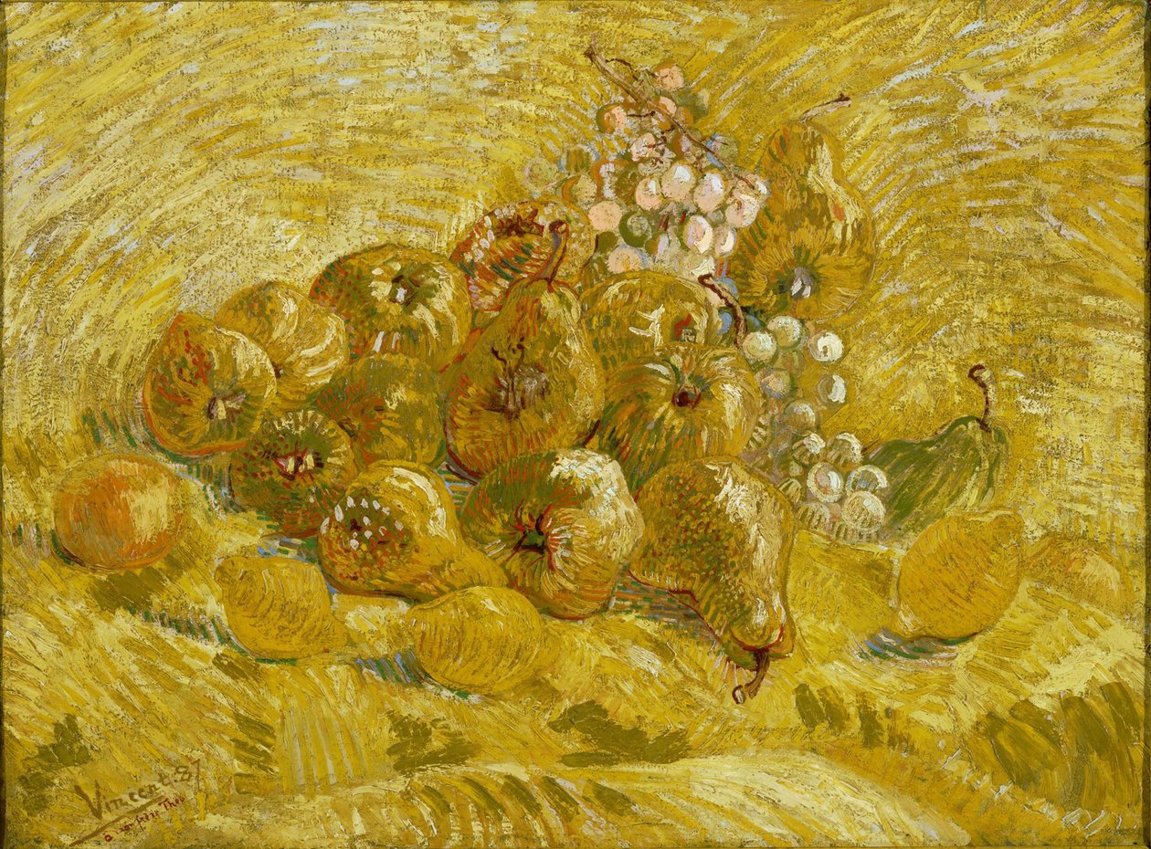 Mele cotogne, limoni, pere e uva da Vincent van Gogh