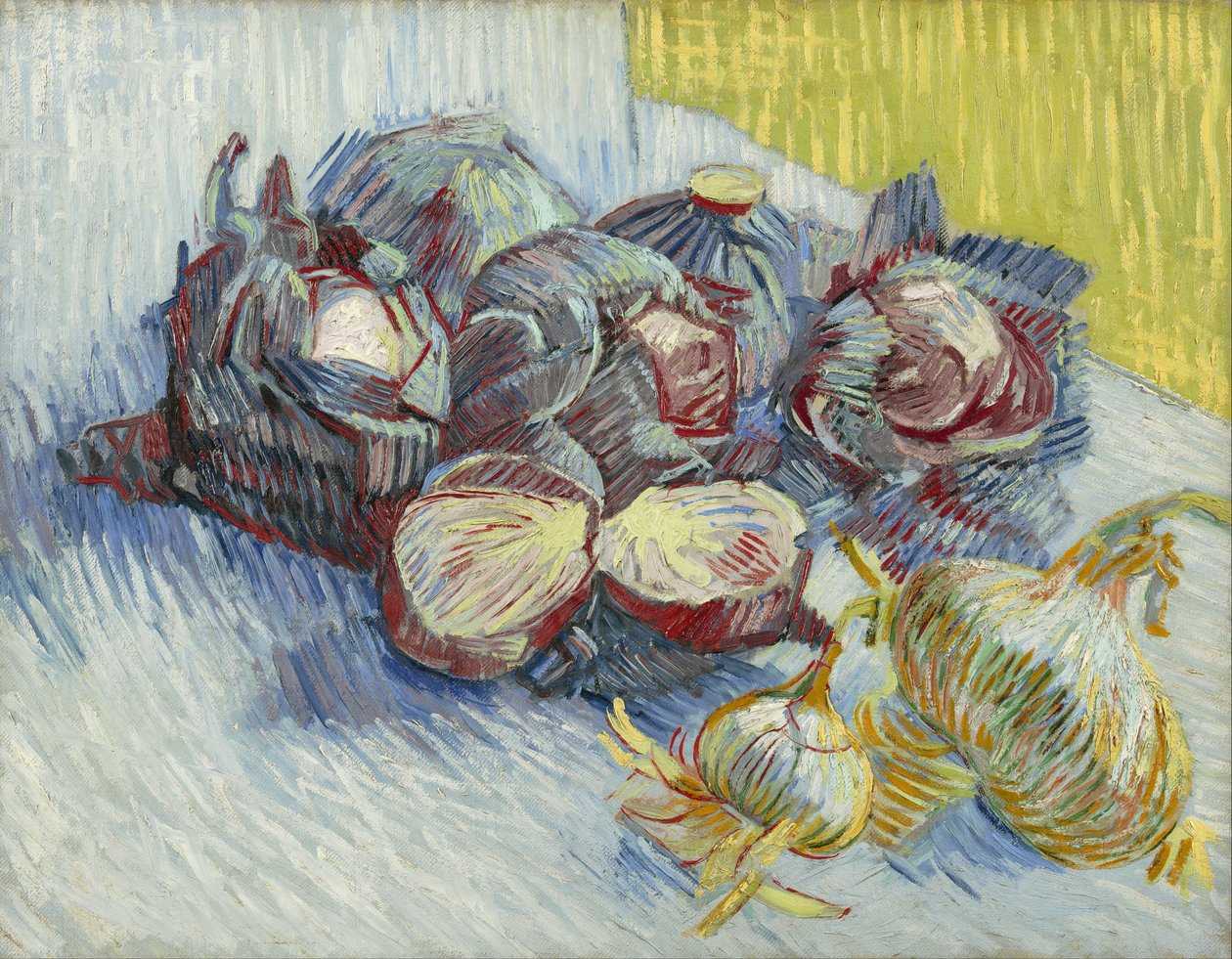 Cavoli rossi e cipolle da Vincent van Gogh