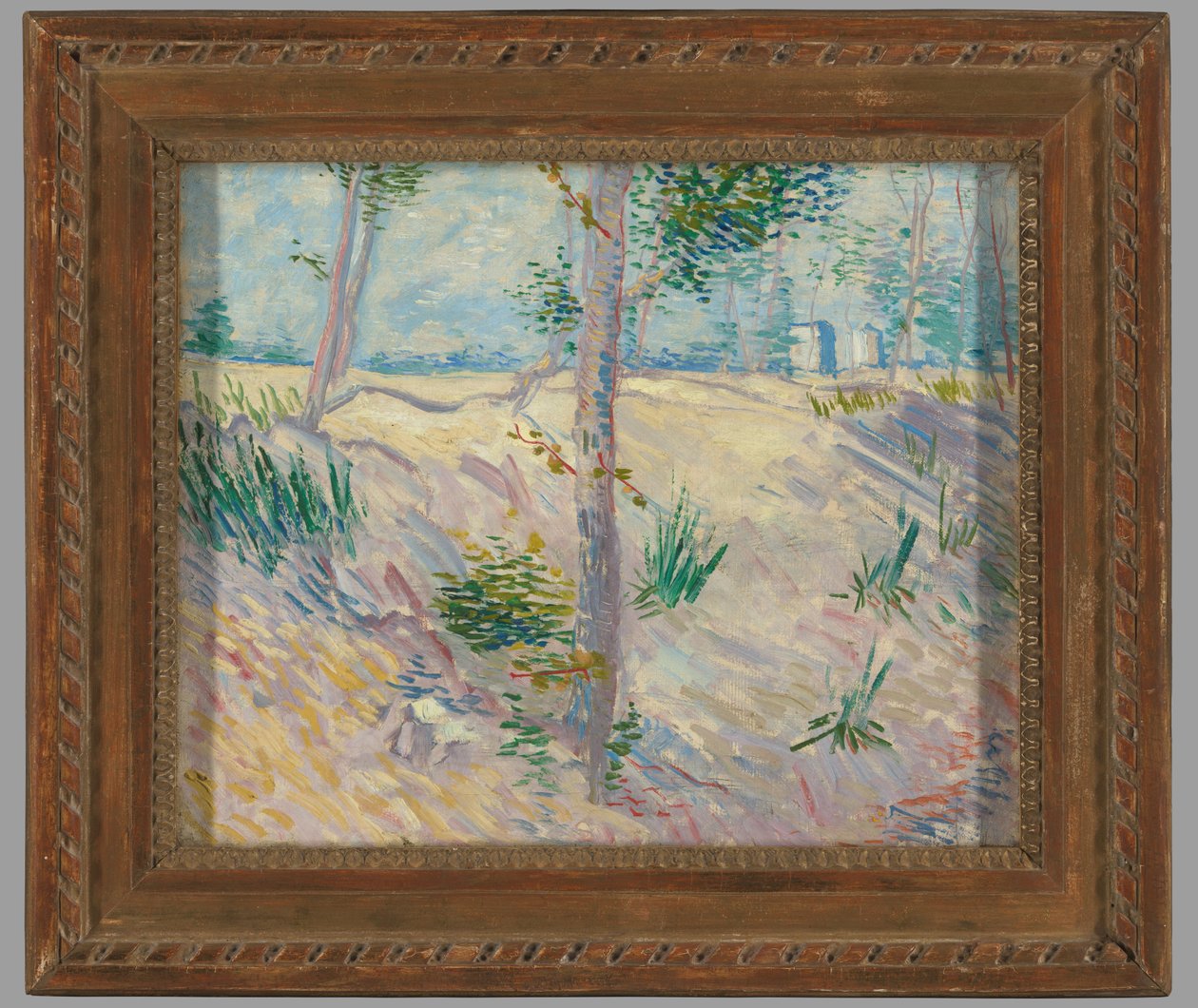 Riva del fiume con alberi da Vincent van Gogh
