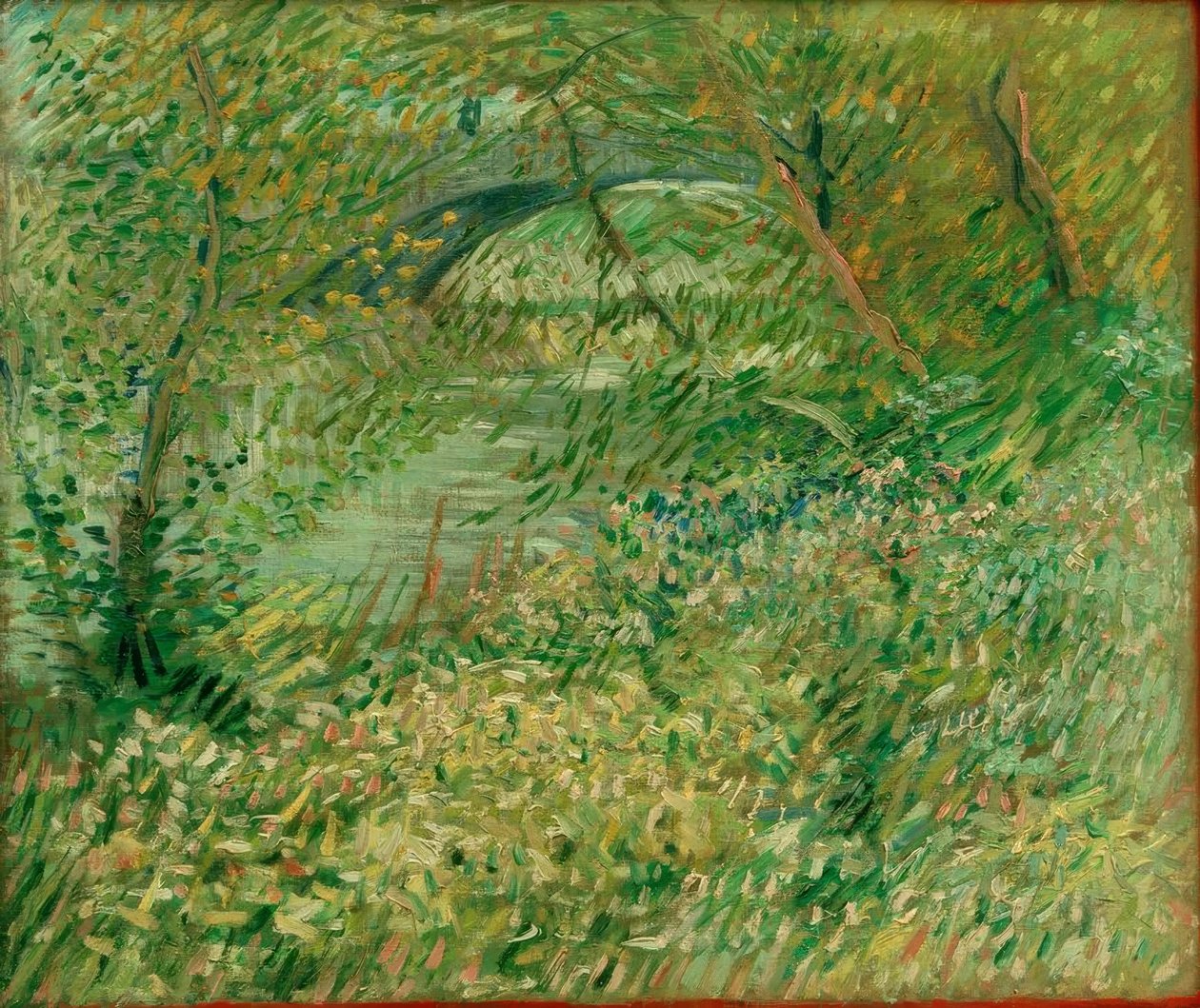 Riva della Senna in primavera al Pont de Clichy da Vincent van Gogh