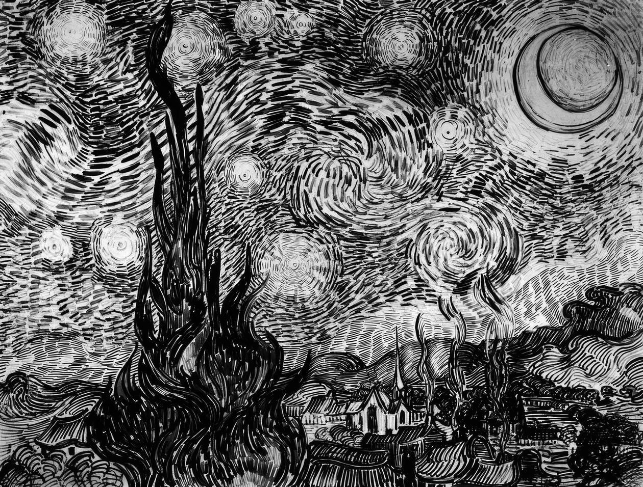 Notte stellata da Vincent van Gogh