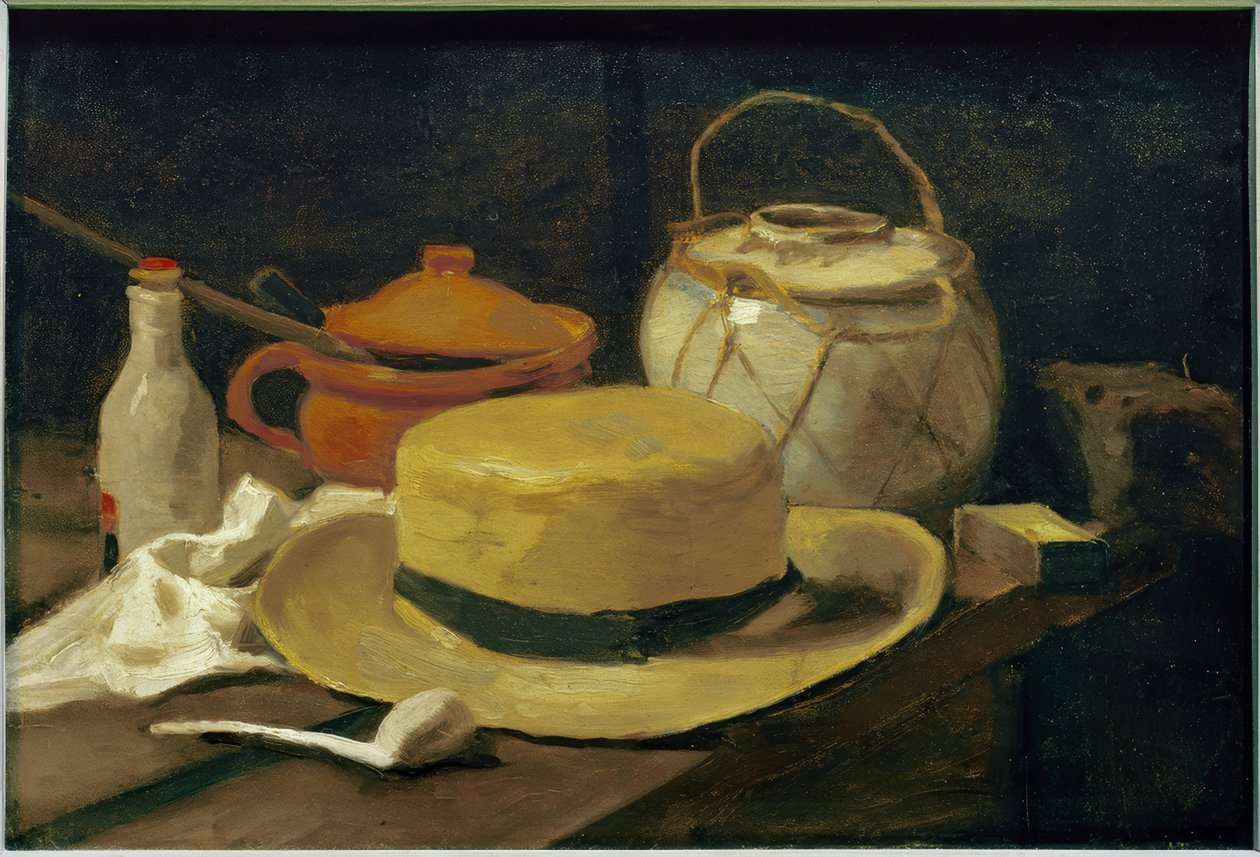 Natura morta con cappello di paglia giallo da Vincent van Gogh