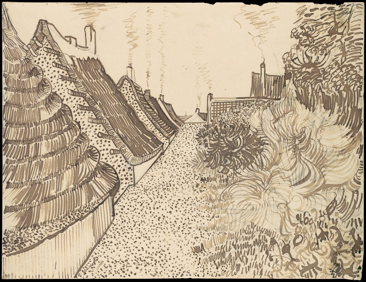 Strada a Saintes-Maries-de-la-Mer da Vincent van Gogh