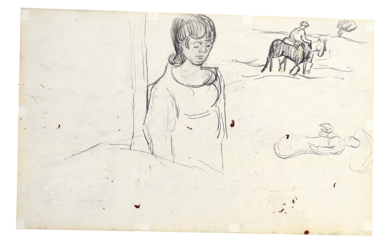 Studi sul paesaggio femminile e contadino da Vincent van Gogh