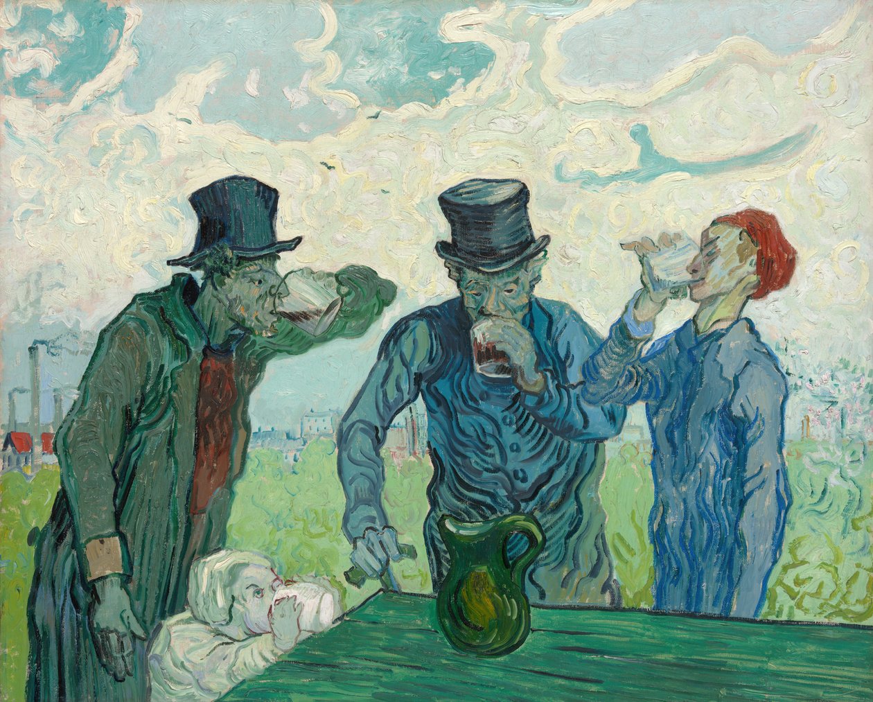 I bevitori da Vincent van Gogh