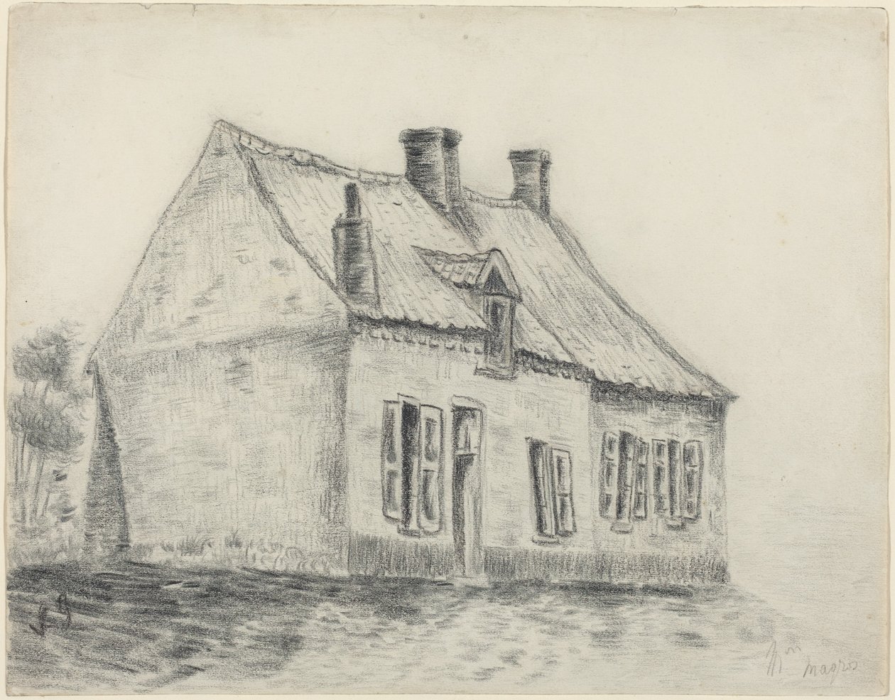 La Casa Magrot, Cuesmes da Vincent van Gogh