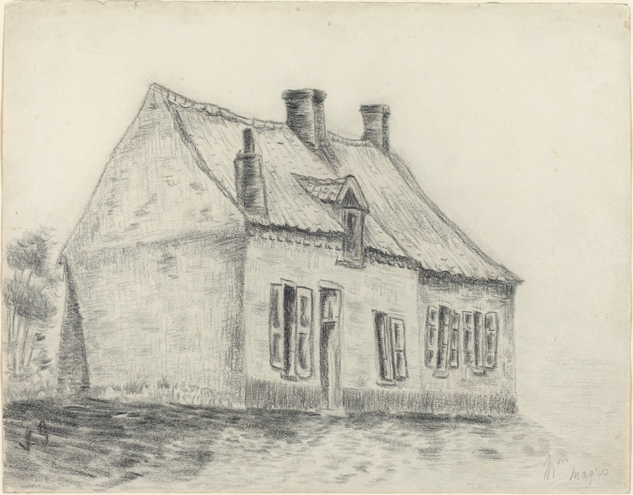 La casa Magrot, Cuesmes da Vincent van Gogh