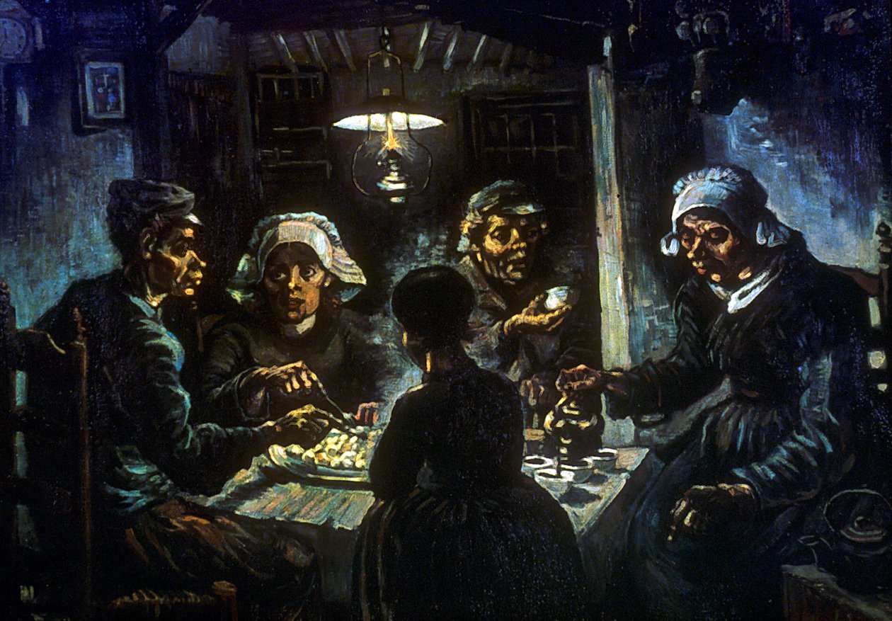 I mangiatori di patate, 1885 da Vincent van Gogh