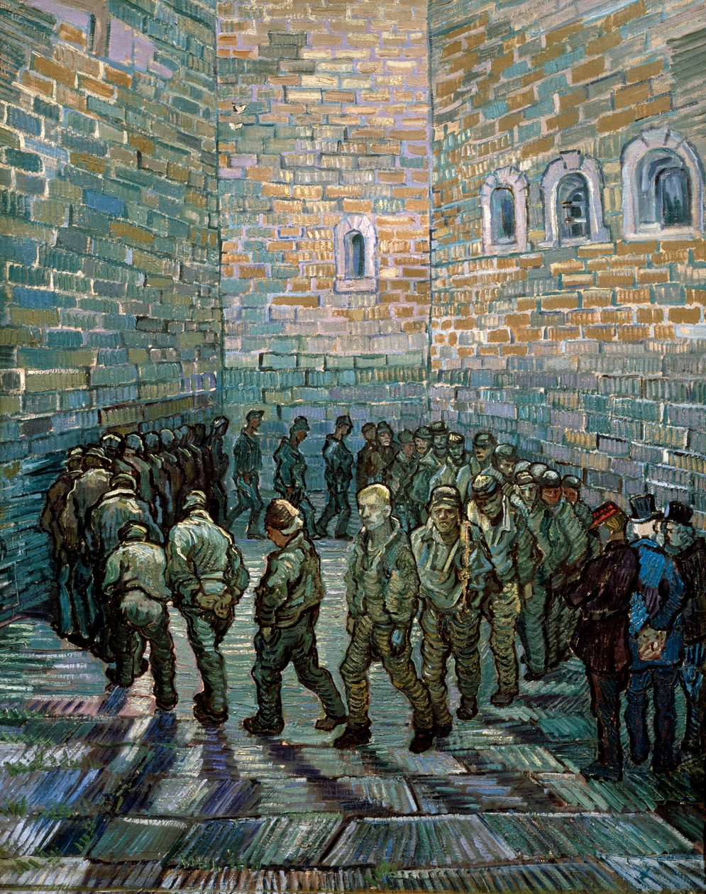Il cortile della prigione, 1890 da Vincent van Gogh