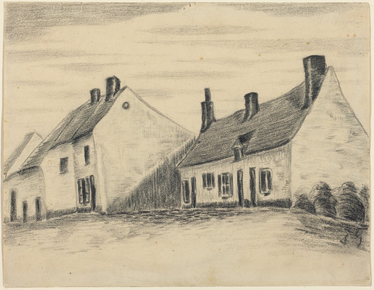La casa Zandmennik da Vincent van Gogh