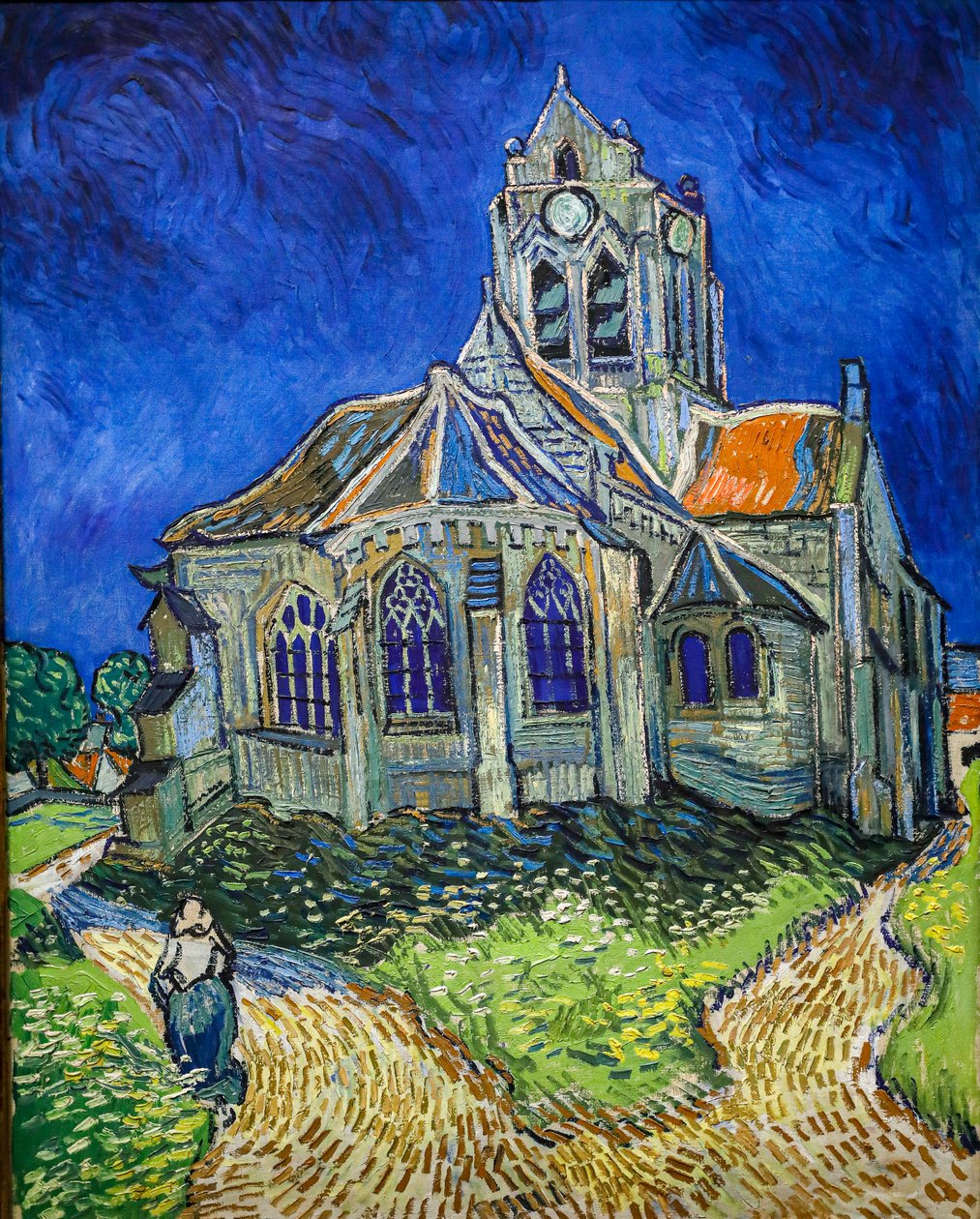 La chiesa di Auvers-Sur-Oise, vista dal chevet da Vincent van Gogh