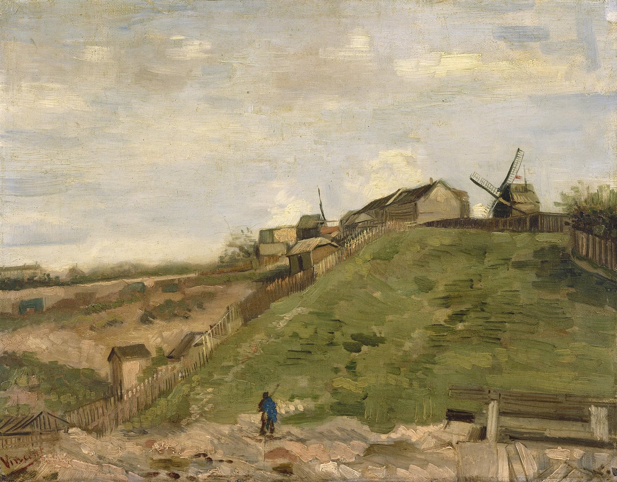 La collina di Montmartre con la cava di pietra da Vincent van Gogh