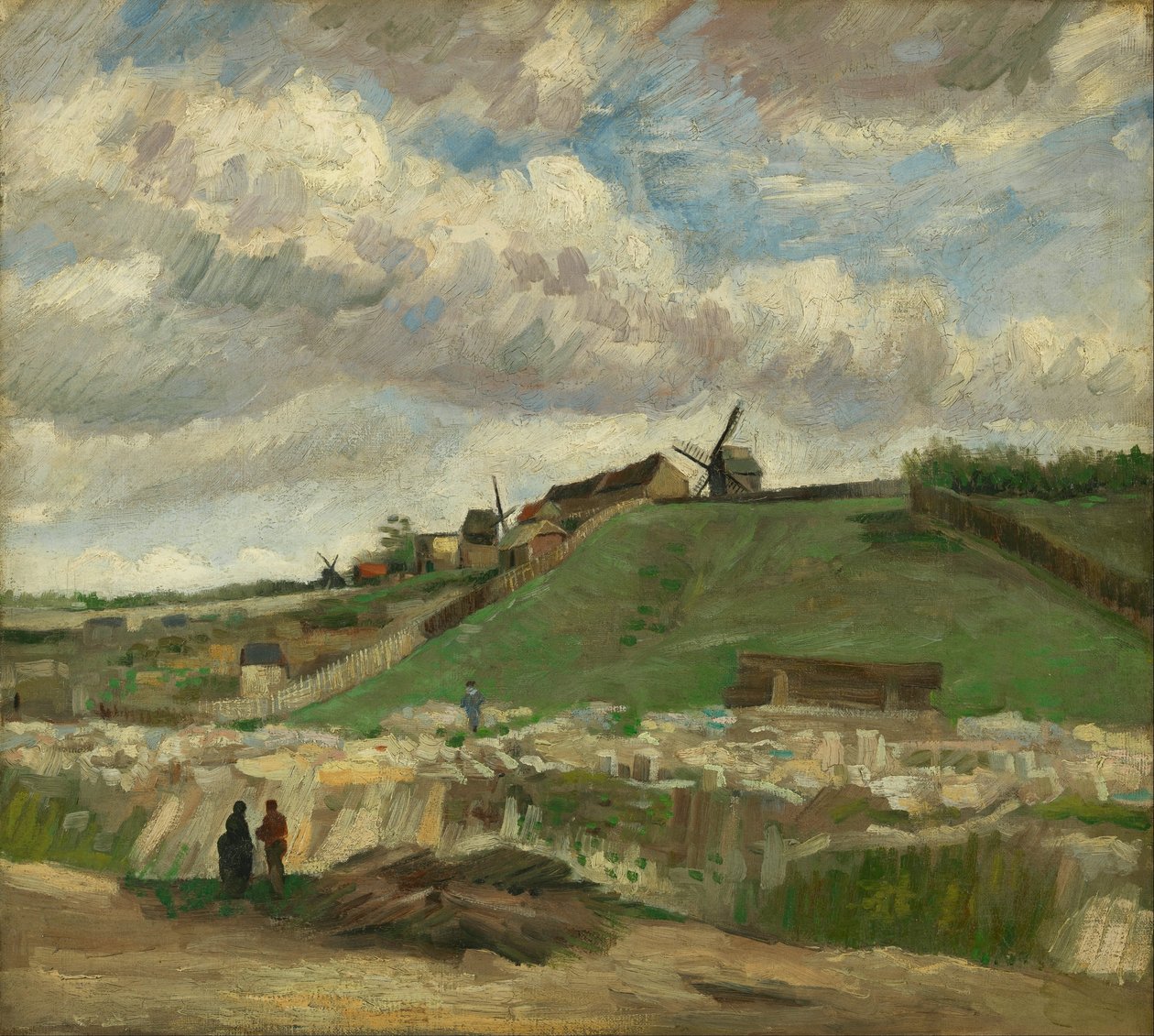 La collina di Montmartre con la cava di pietra da Vincent van Gogh