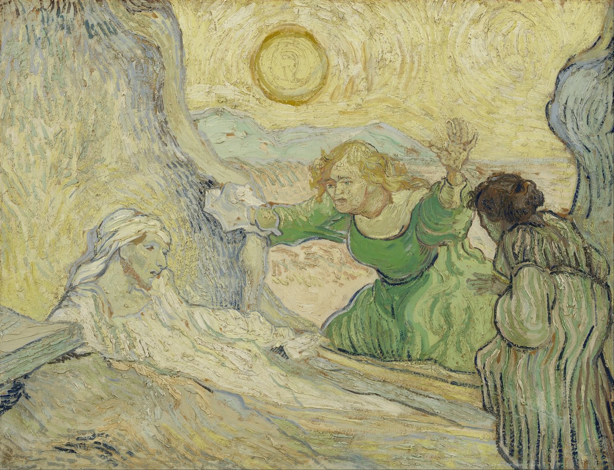 La resurrezione di Lazzaro (da Rembrandt) da Vincent van Gogh